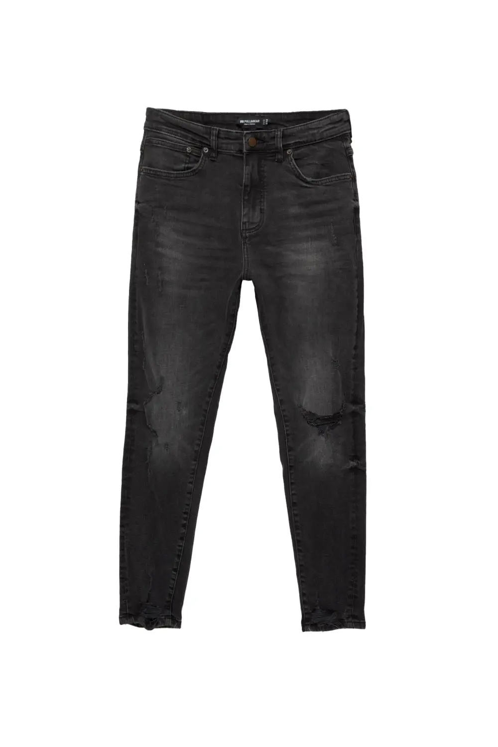 Ripped carrot fit jeans