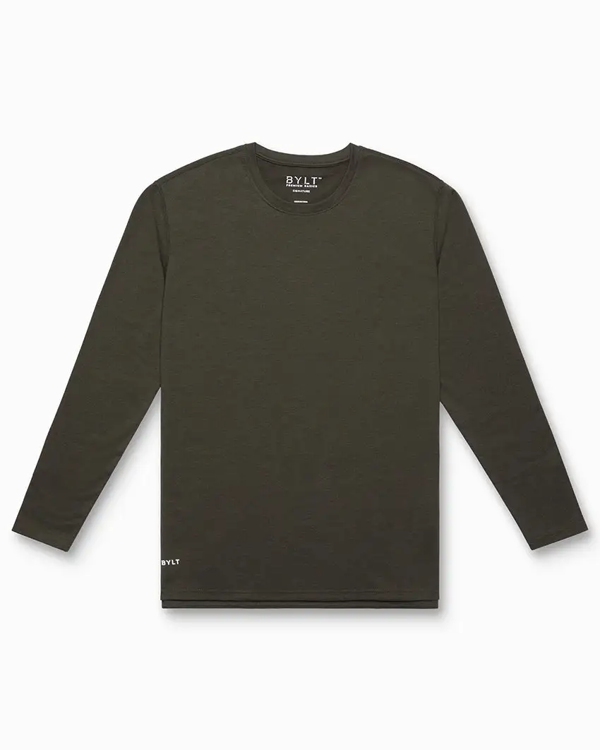 Long Sleeve: Bylt Signature Split Hem