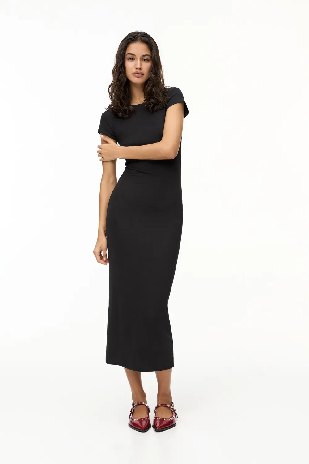 Vestido midi ajustado