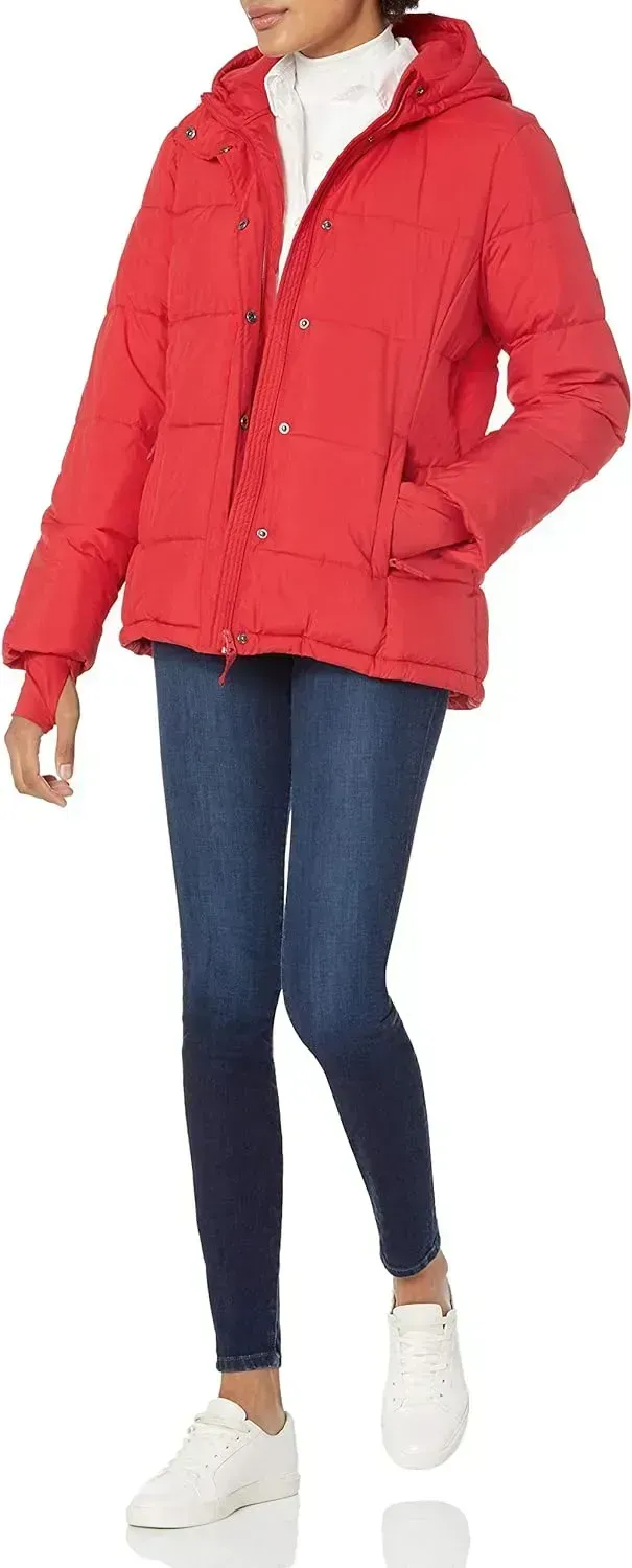 Women's Heavyweight Long-Sleeve Hooded Puffer Coat (Available in Plus Size)