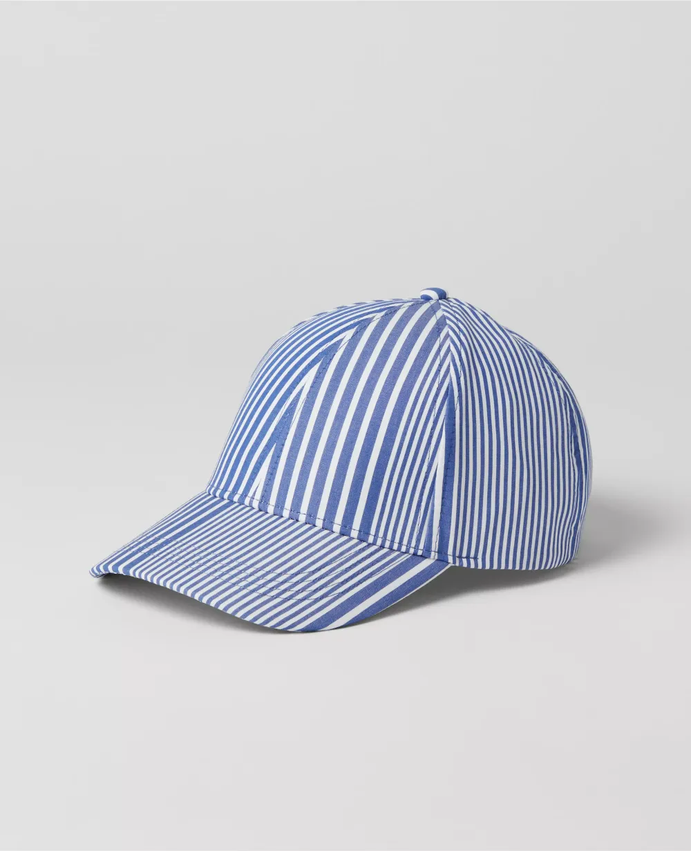 Weekend Collection Striped Baseball Cap