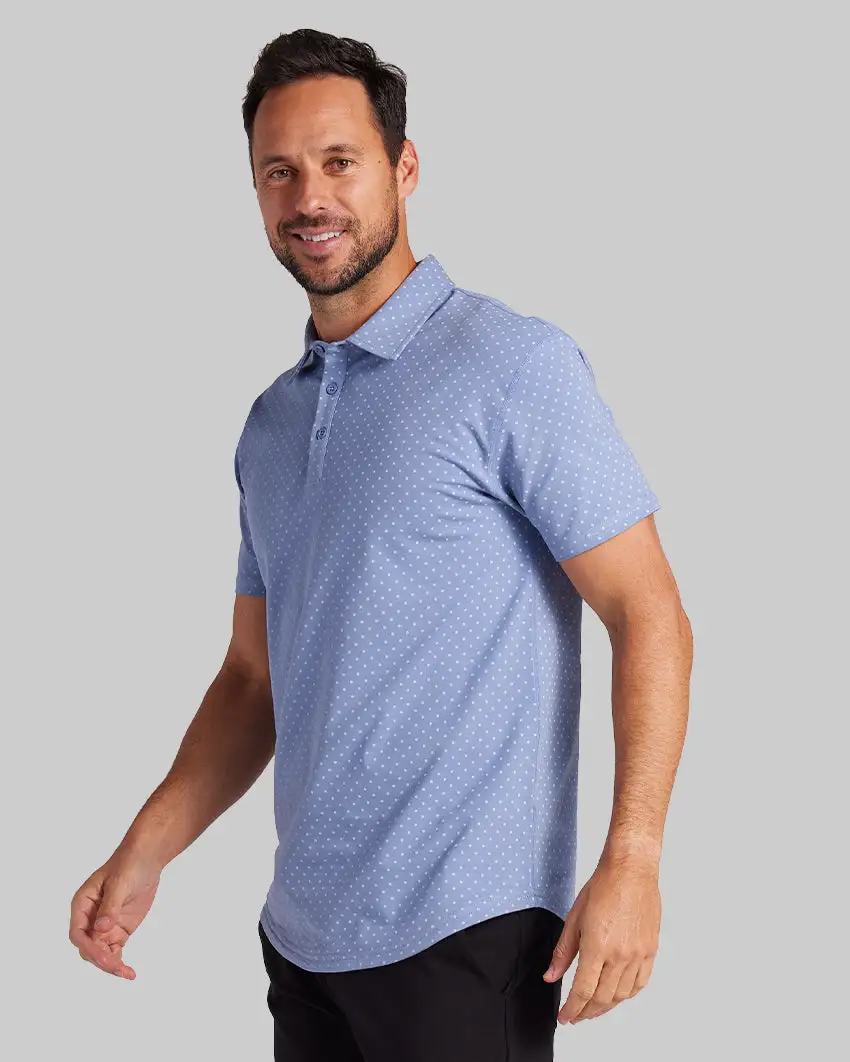 Drop-Cut: Lux Dotted Polo