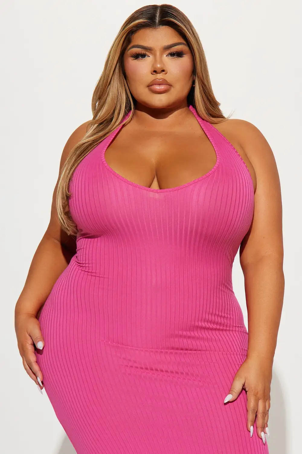 Hallie Maxi Dress - Magenta