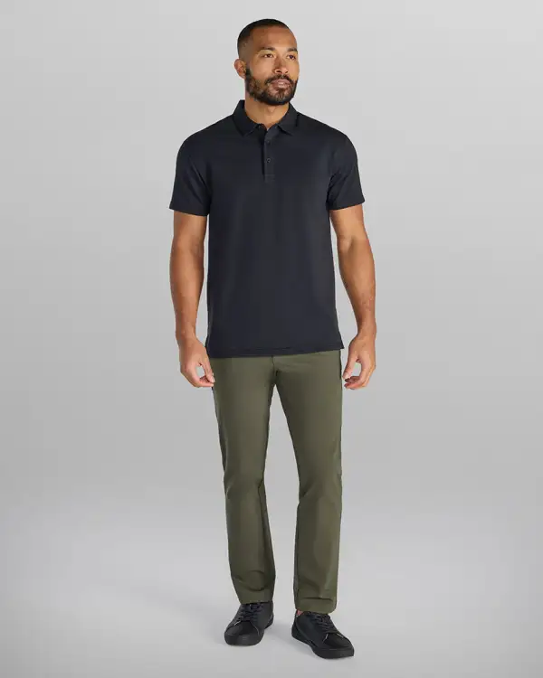 Lux Split Hem Polo