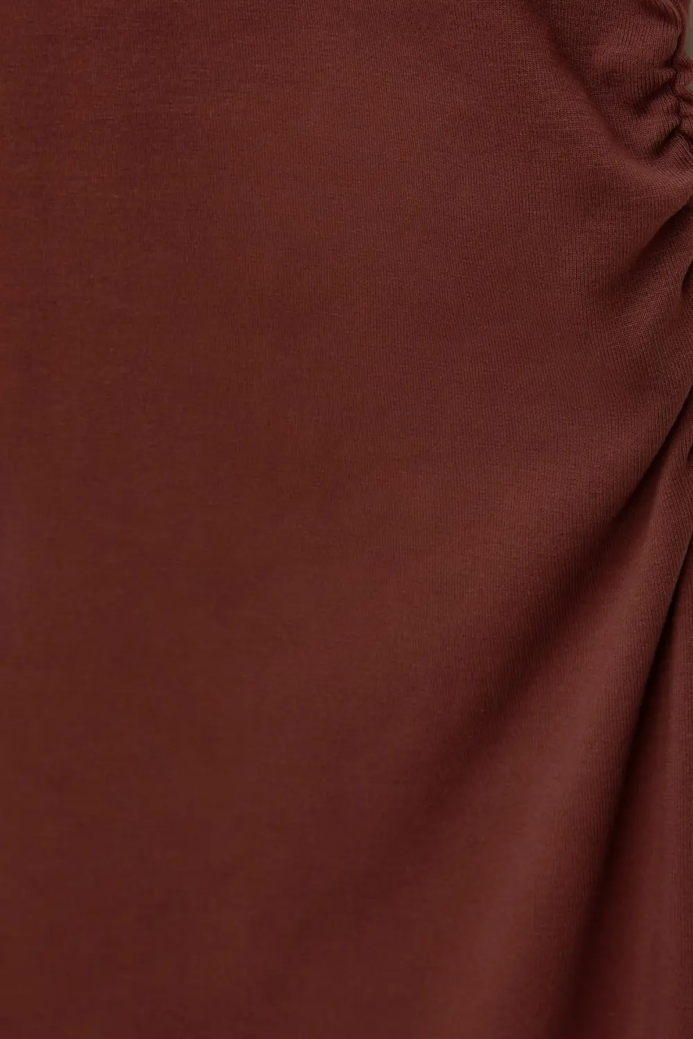 Vestido midi halter frunces
