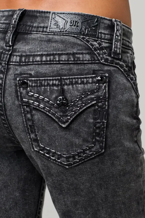 Zandra Stitched Bootcut Jeans