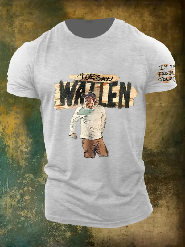Men'S Morgan Wallen I Am The Problem Tour 2025 T-Shirt