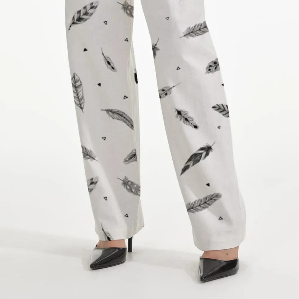 Linen Straight Leg Pants
