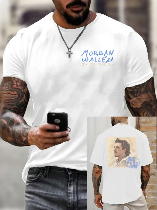 Men'S Morgan Wallen I Am The Problem Tour 2025 T-Shirt