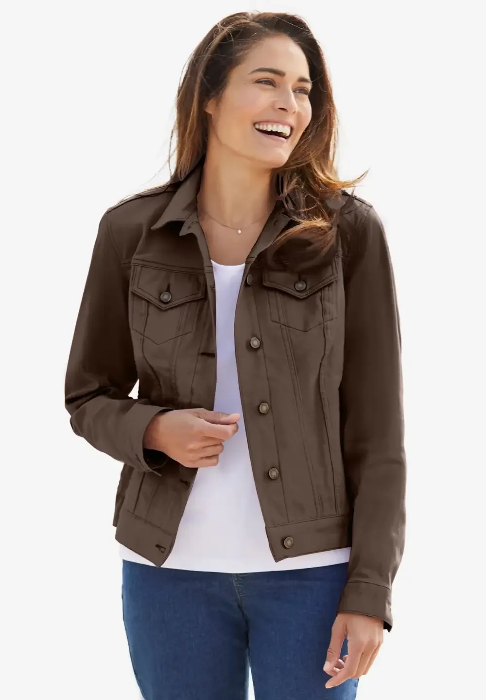 Stretch Denim Jacket
