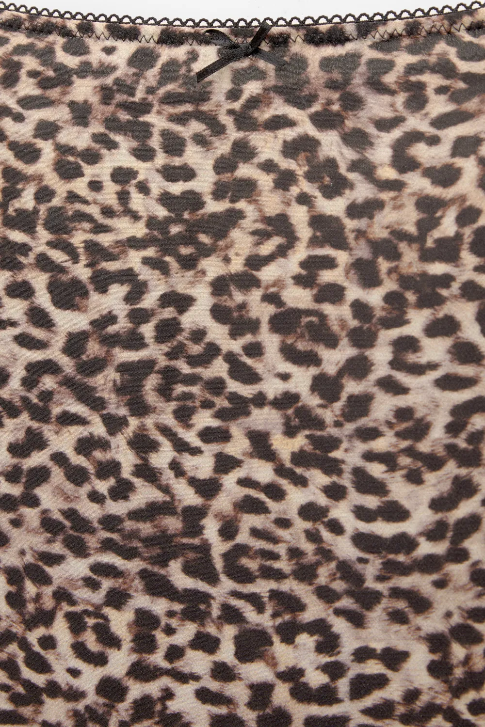 Falda midi leopardo