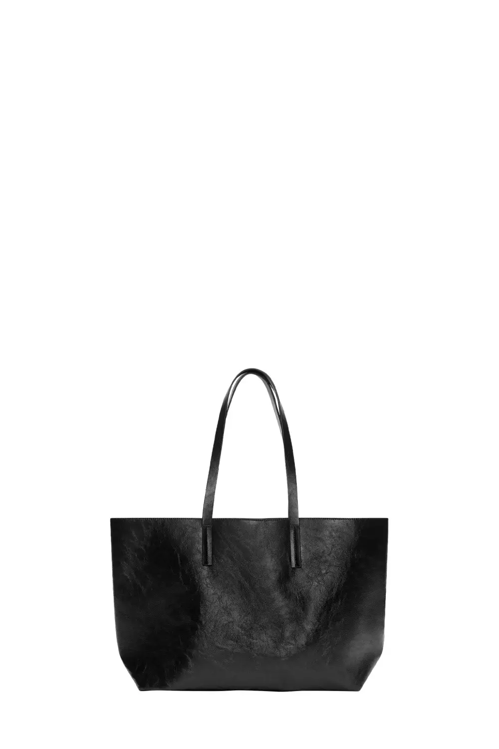 Bolso shopper efecto piel