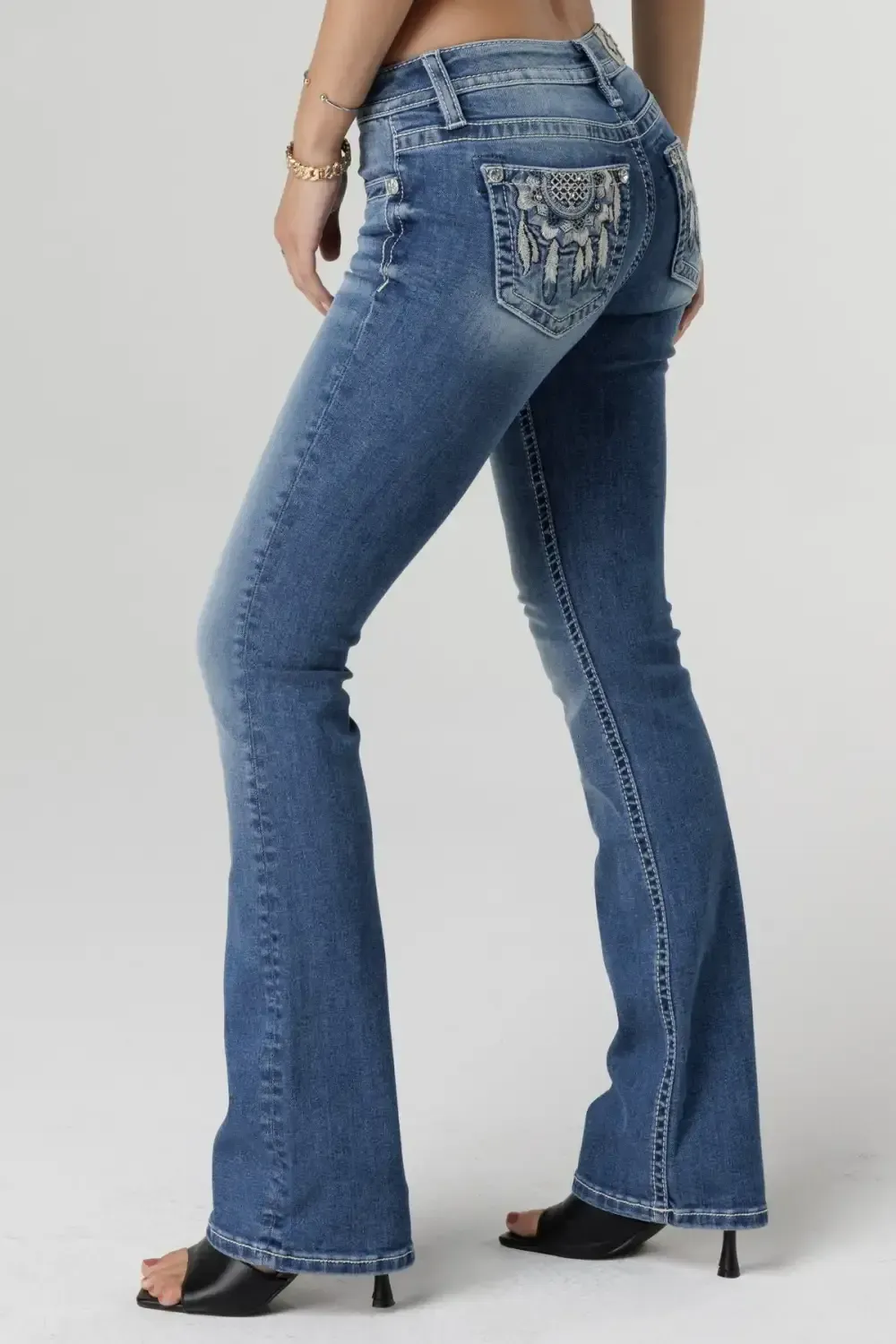 Pendulous Dreamcatcher Bootcut Jeans