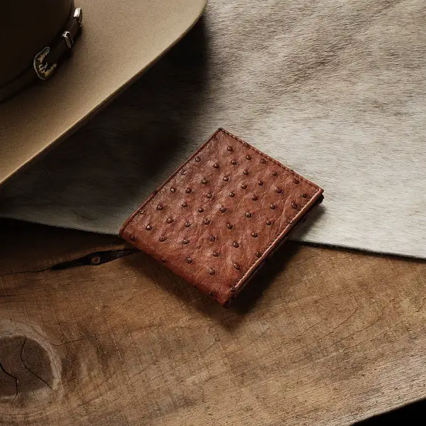 Ostrich Bi-Fold Wallet