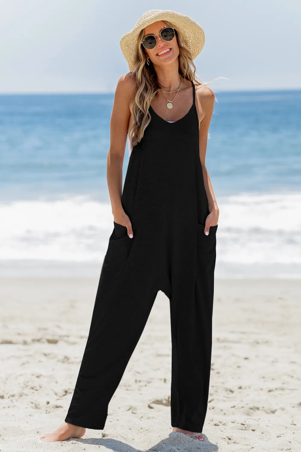 Chill Retreat Green Jumpsuit