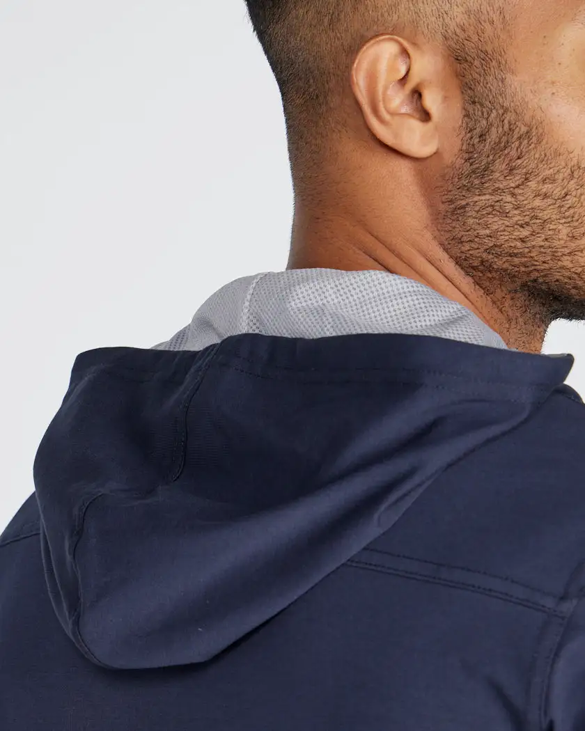 Drop-Cut: Lux Hooded Henley