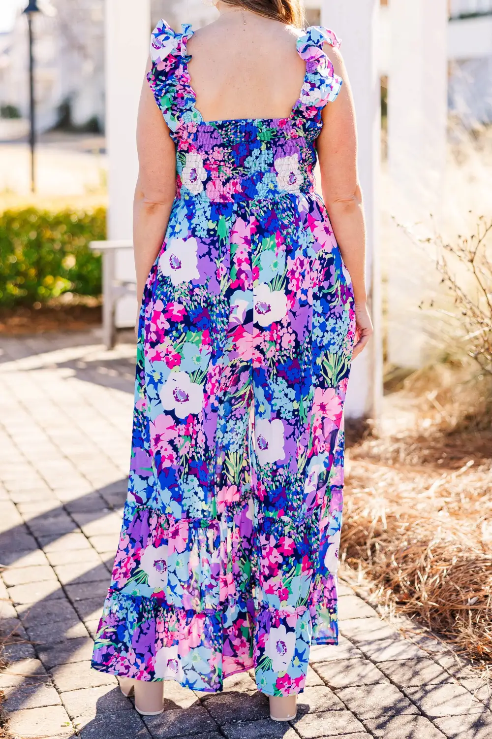 So Unpredictable Jumpsuit, Blue