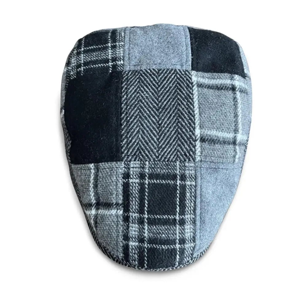 The Lunchbox Blackbox Edition Boston Scally Cap - Black Plaid