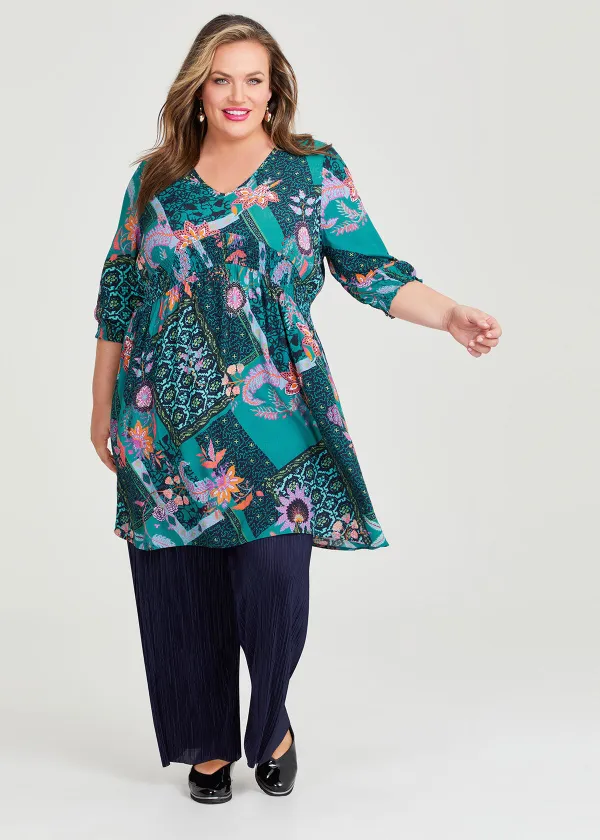 Patchwork Natural Tunic