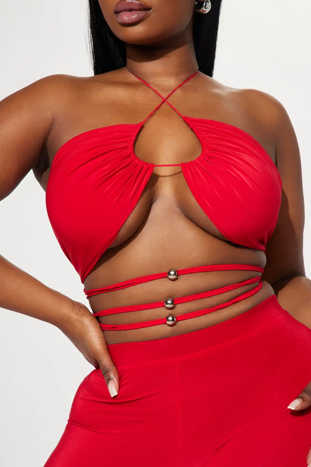 Sassy Mood Pant Set - Red