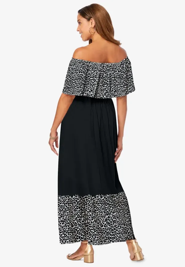 Off-The-Shoulder Maxi Dress