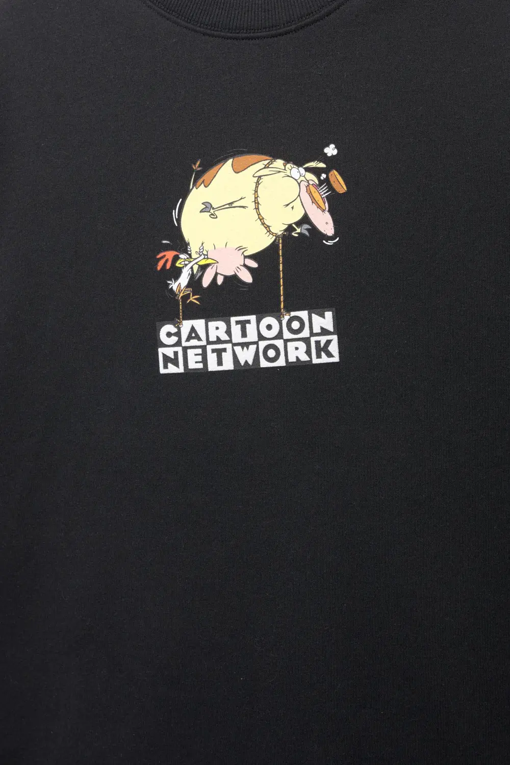 Short sleeve Cow and Chicken sweatshirt