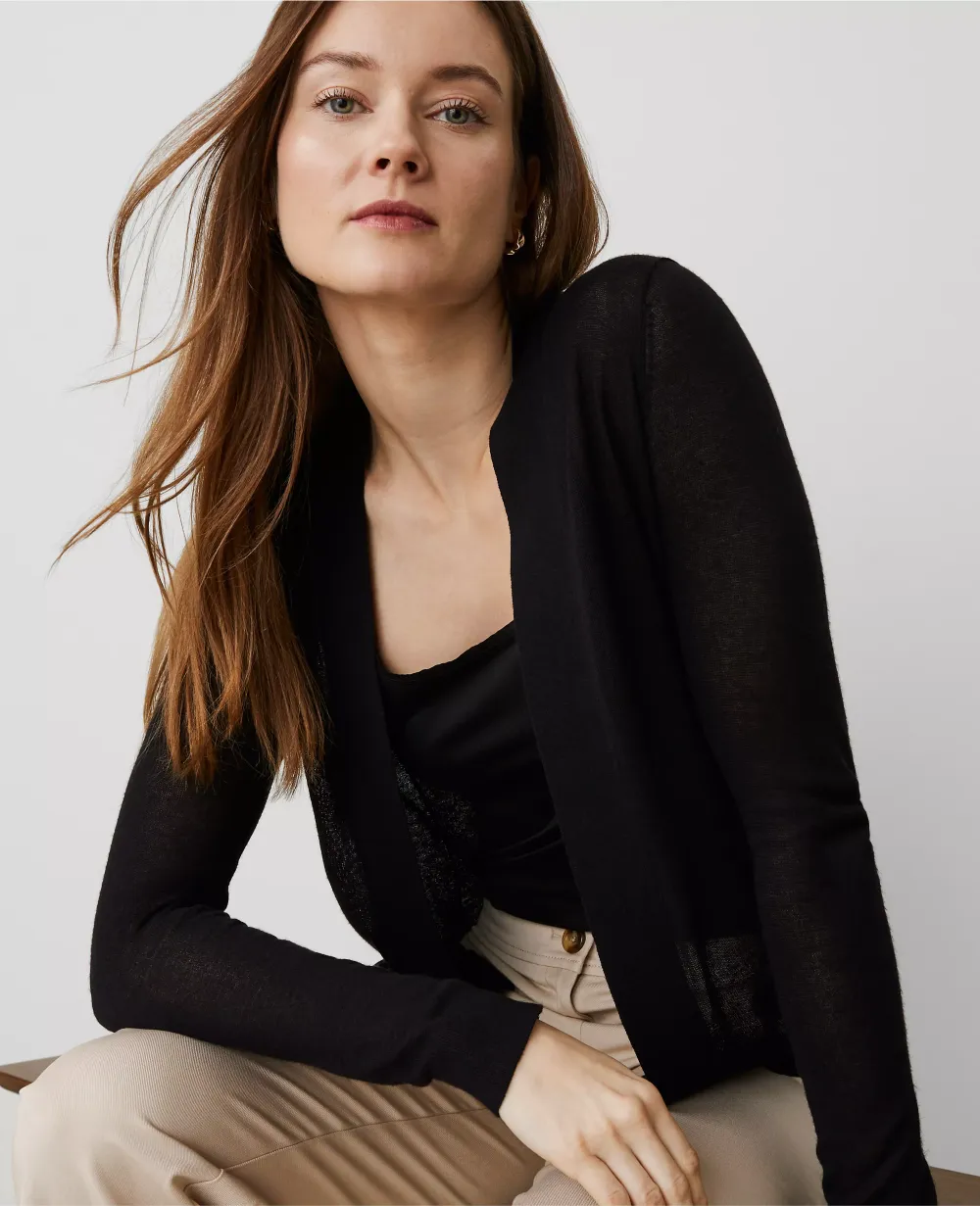 Open-Front Cardigan