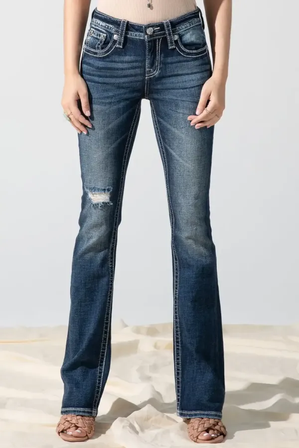 M Logo Bootcut Jeans
