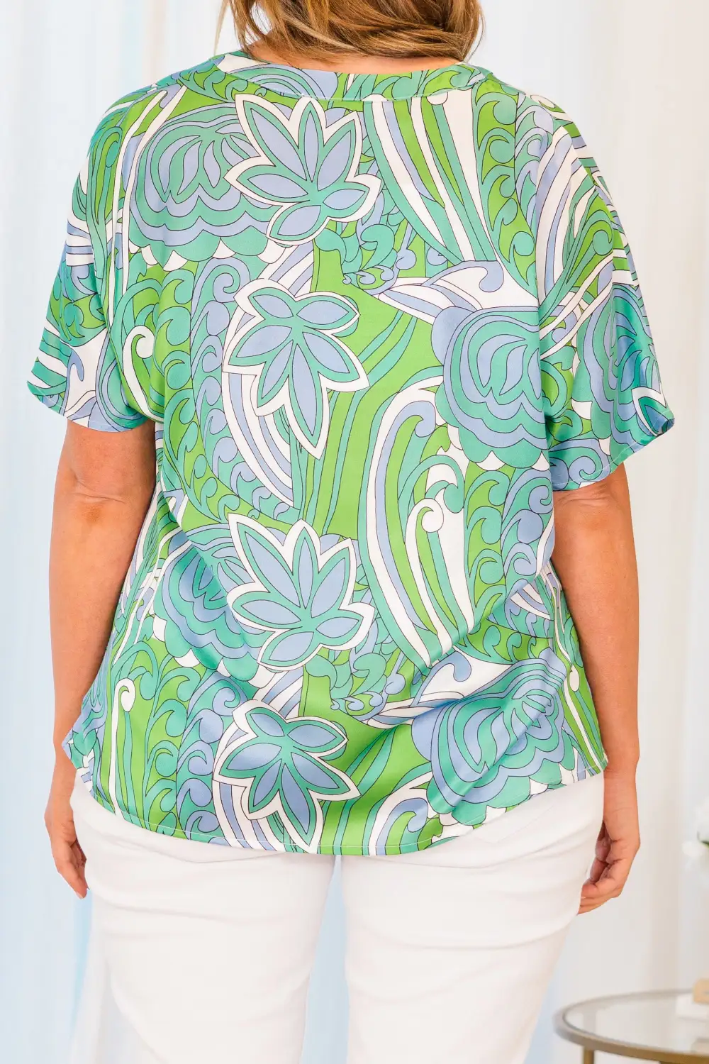 Spring To Mind Top, Green