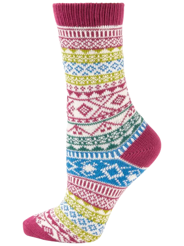 Women's Fair Isle Sock Trio Gift Set