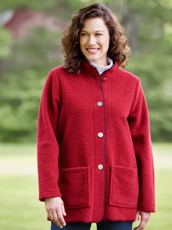 Women's Berber Wool Fleece Jacket