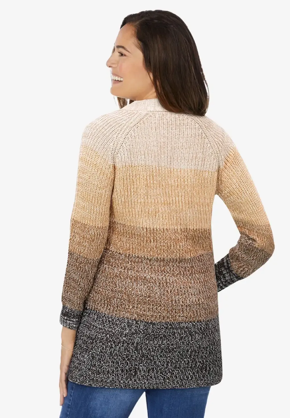 Ombre Shaker Cardigan