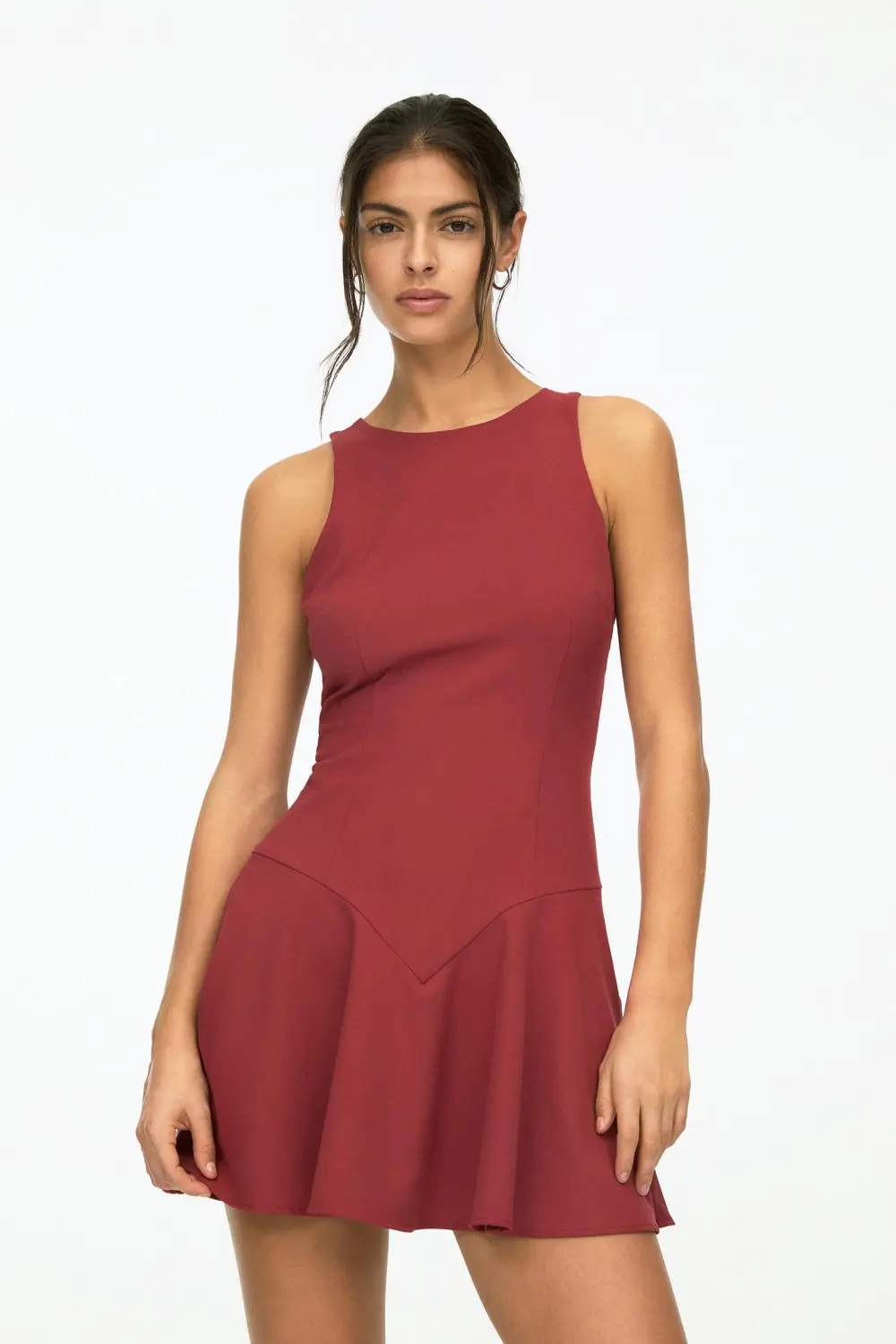 Vestido corto bailarina