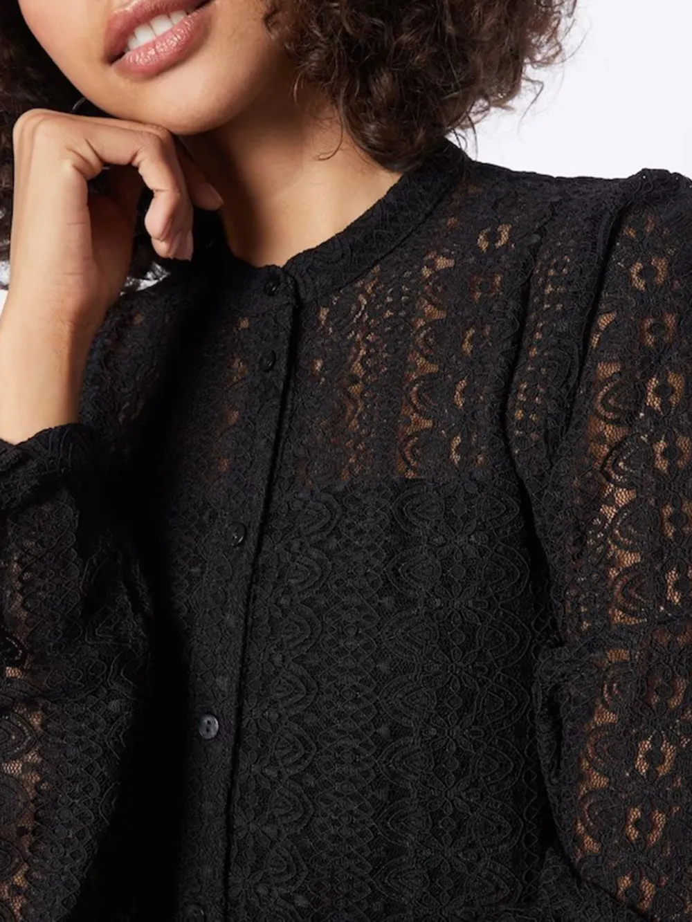 Puffed Sleeves Casual Style Blouses