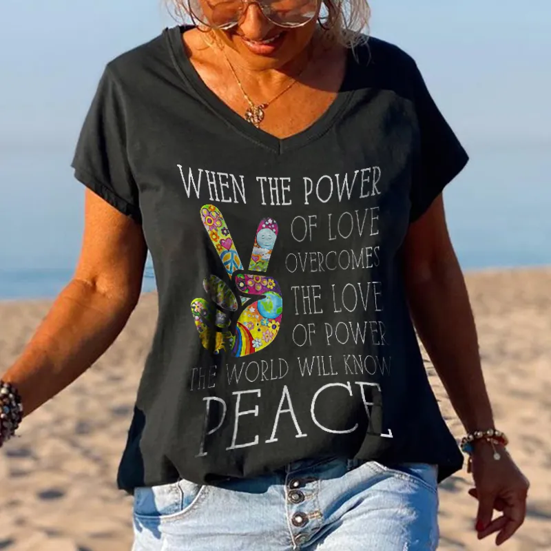 When The Power Of Love Overcomes Featured Gesture Graphic Tees