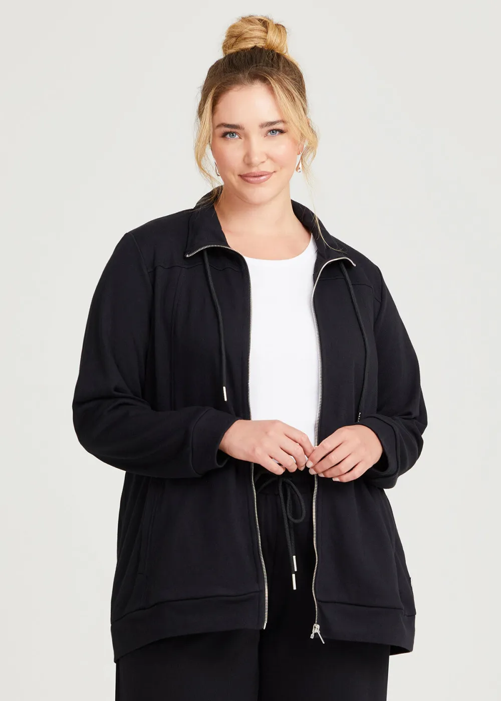 Funnel Neck Active Jacket