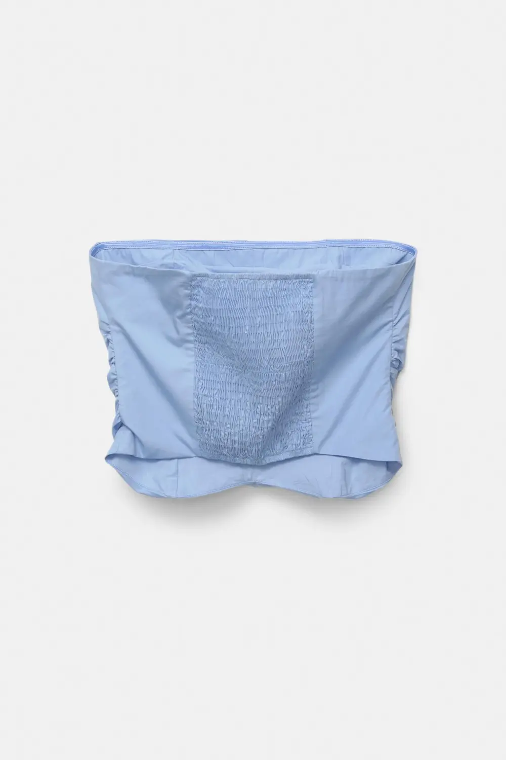 Strapless corsetry-inspired top