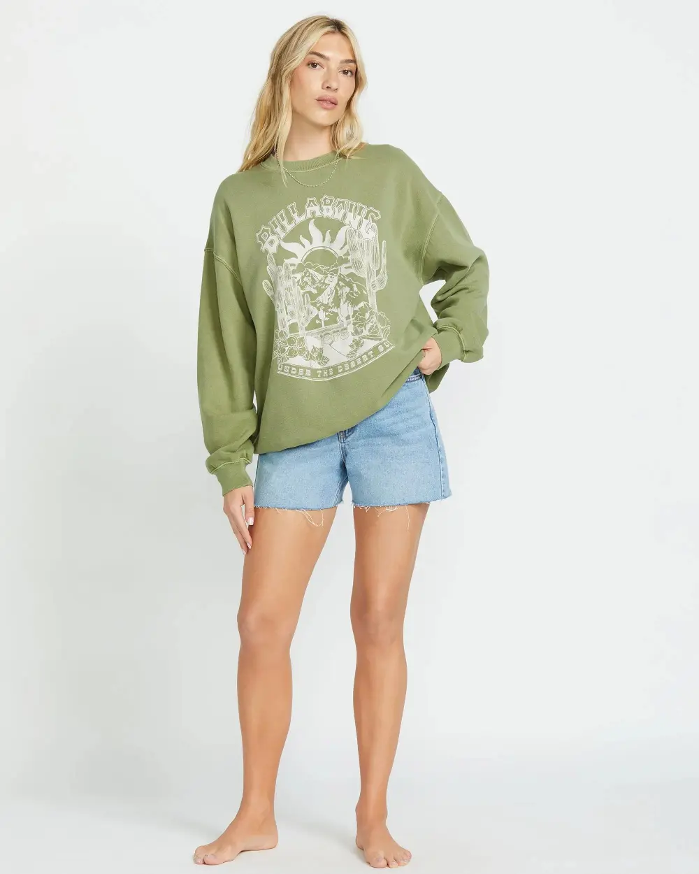 Ride In Crew Sweatshirt - Avocado