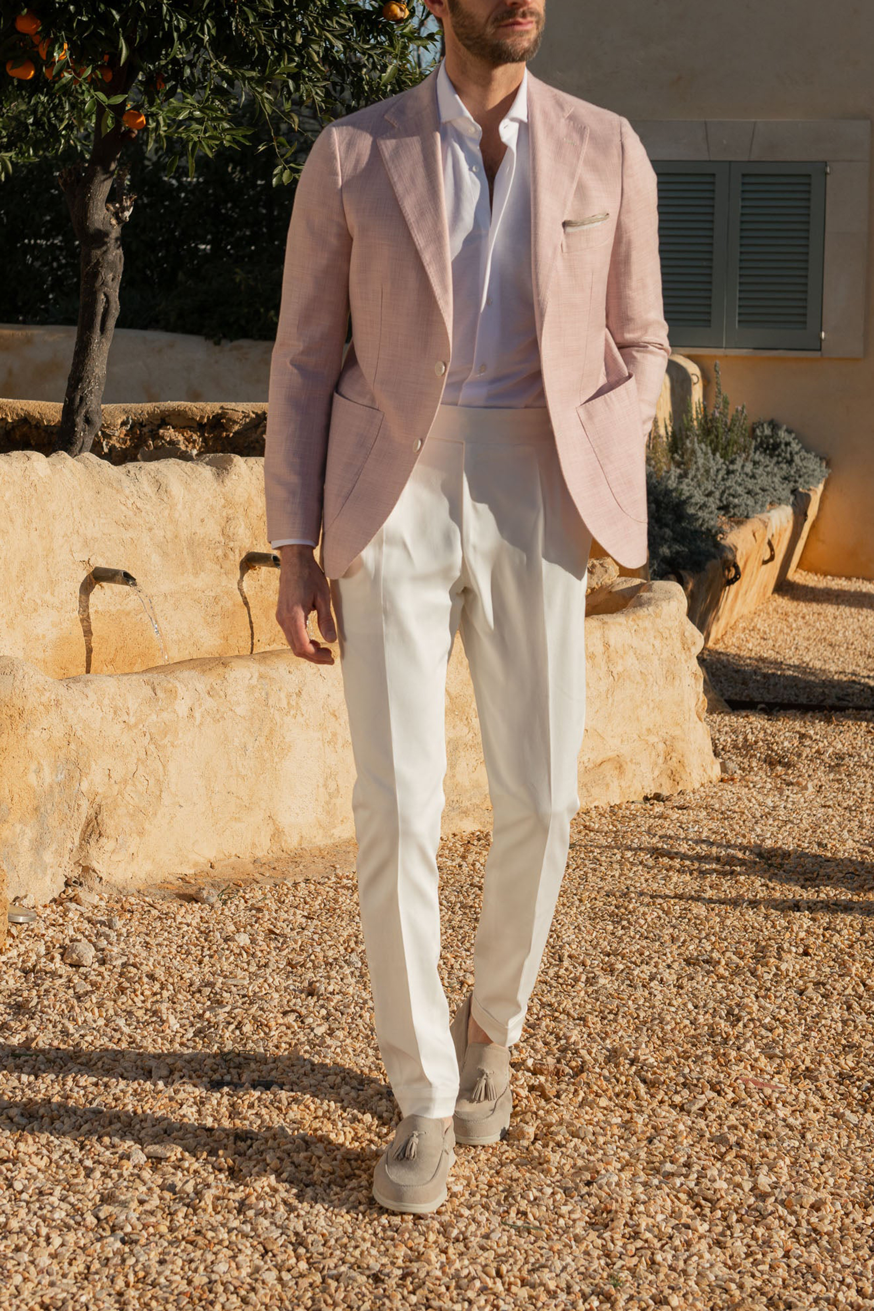 Pink Jacket In  Fabric