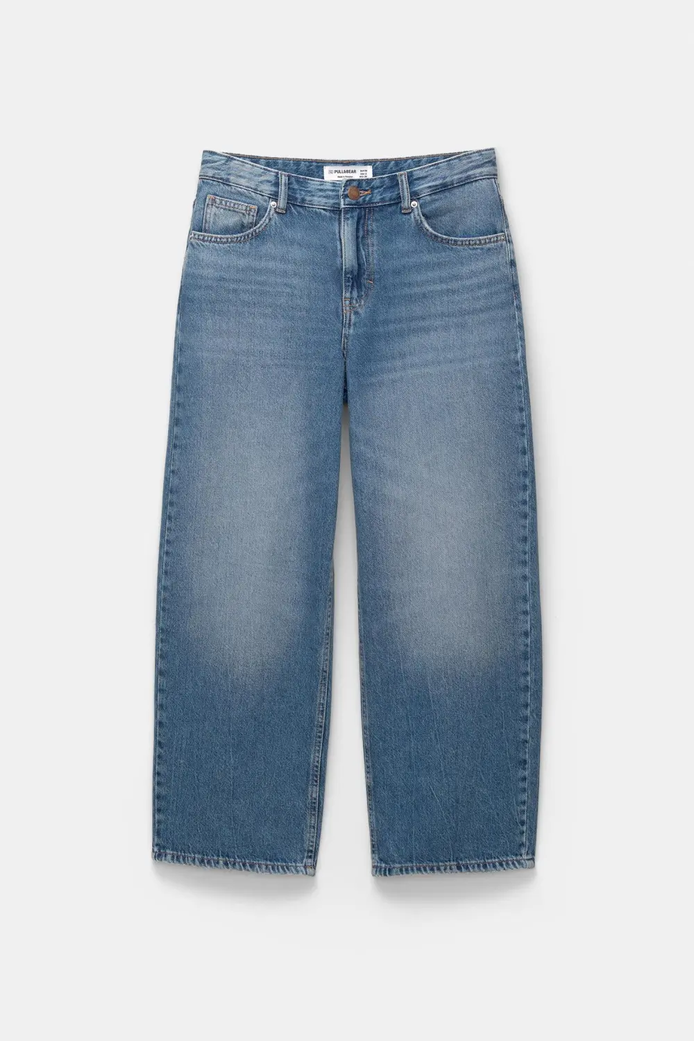Jeans wide leg cropped