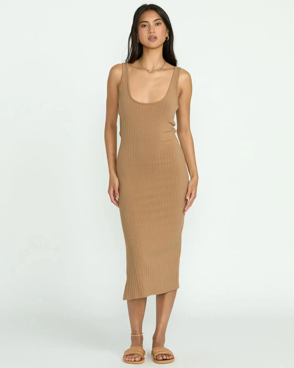 Take A Look Dress - Rose Brown