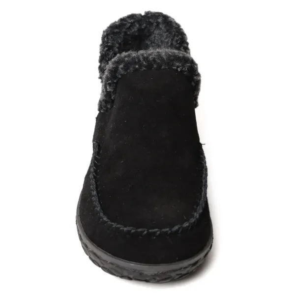 Minnetonka Women's Taren Suede Slip On Bootie Slippers