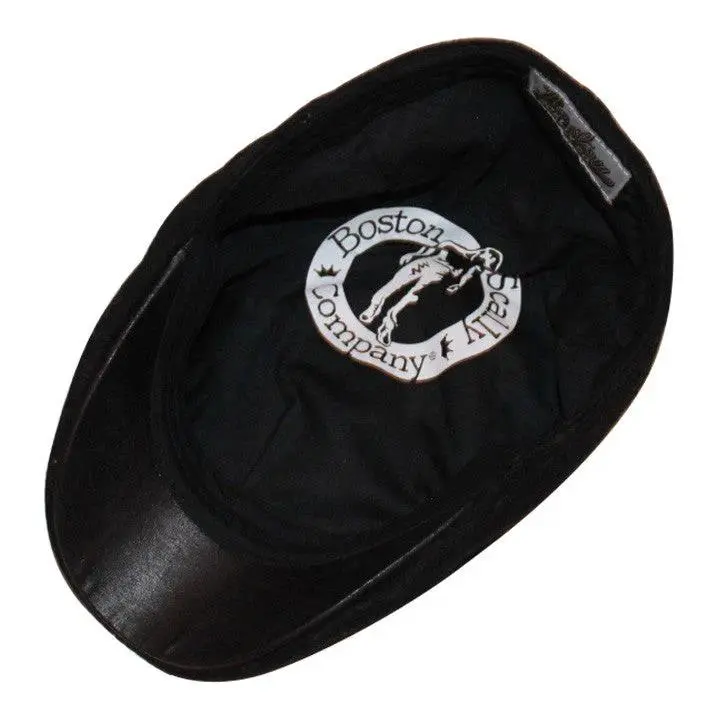 The Kenmore Boston Scally Cap - Coolidge Black & Black Brim