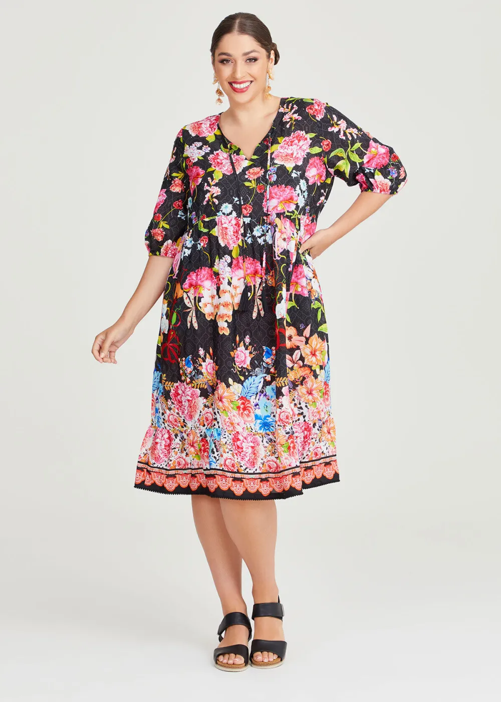 Natural Celebrate Tier Dress