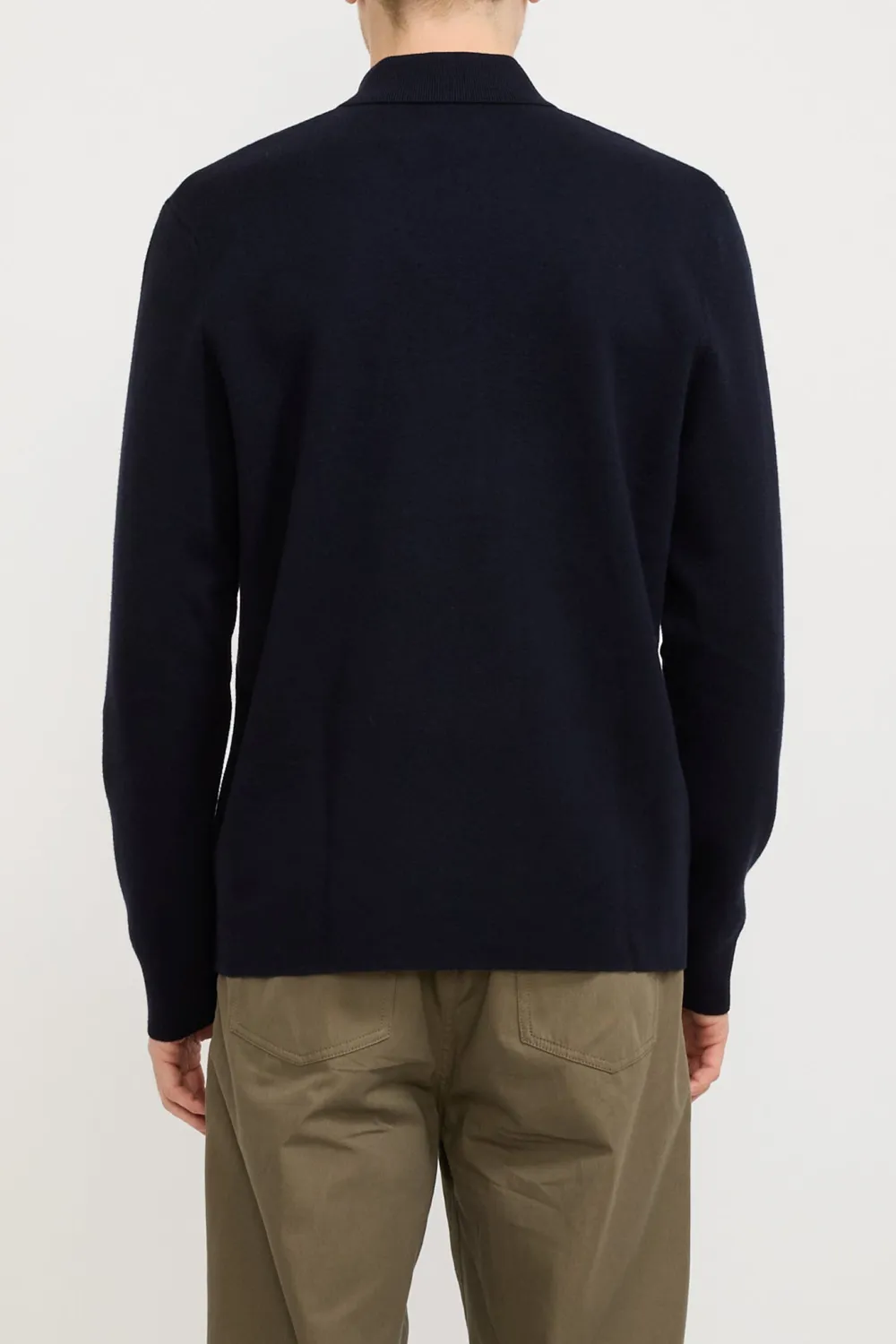 Kian Merino Cotton Milano Polo Dark Navy