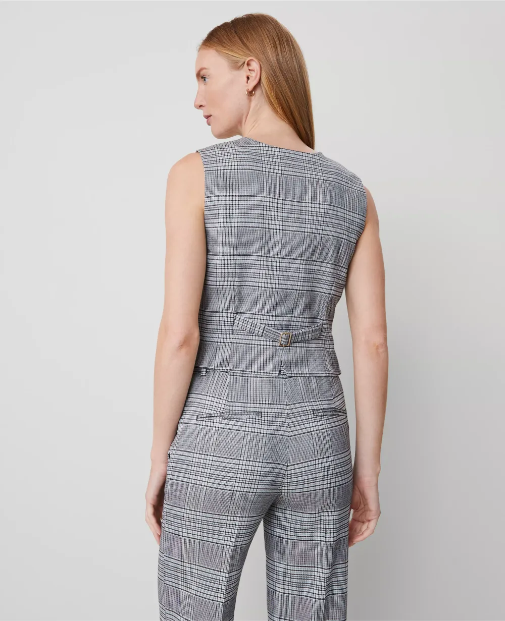 The Tailored Vest in Plaid