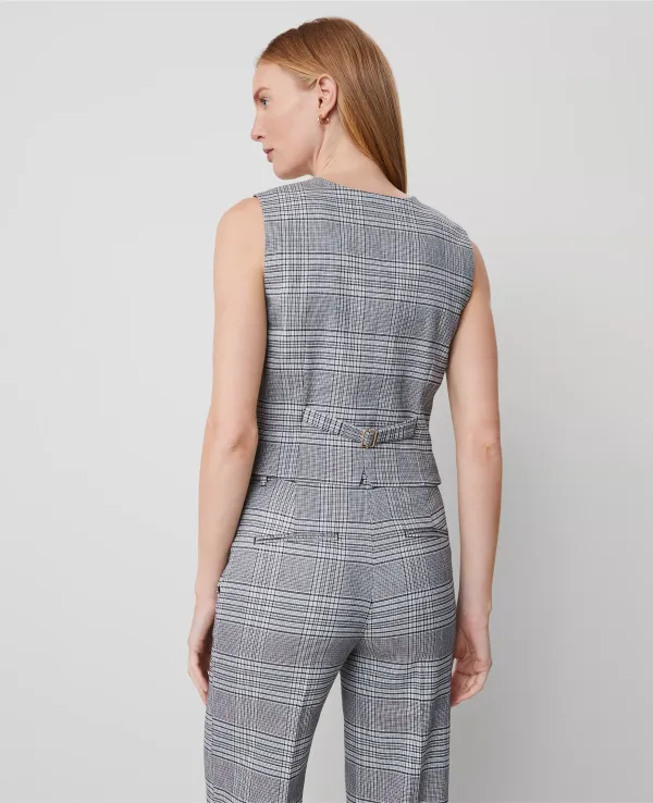 The Tailored Vest in Plaid
