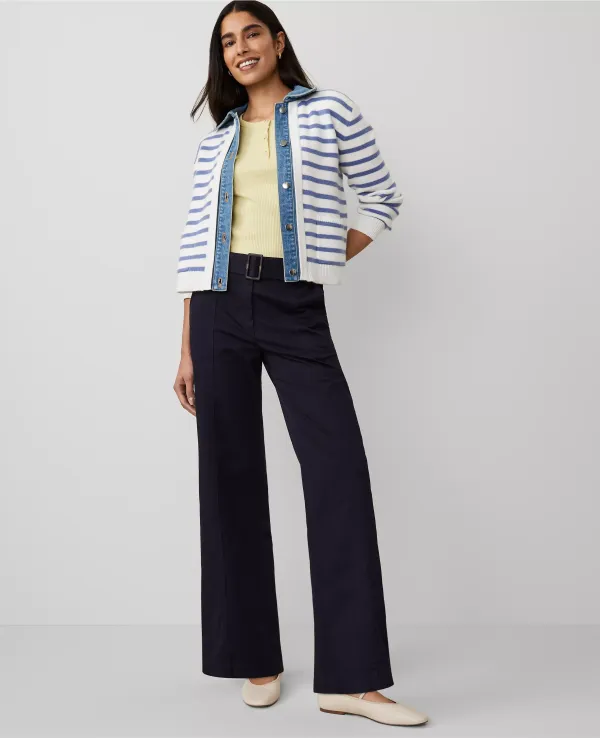 Weekend Collection Belted Utility Pant