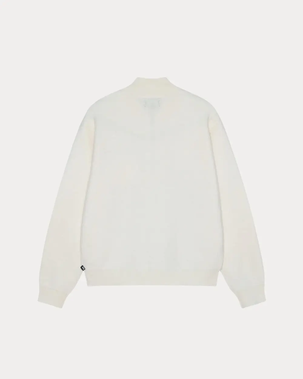 HALF ZIP MOCK NECK SWEATER