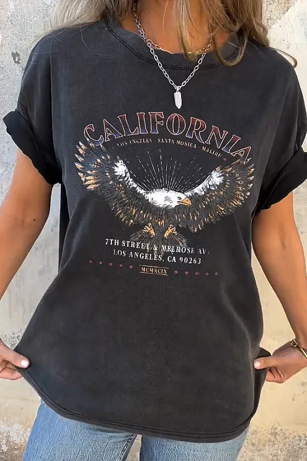 Women's patter casual T-shirt